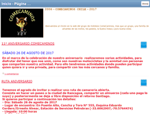 Tablet Screenshot of comecaminos.cl
